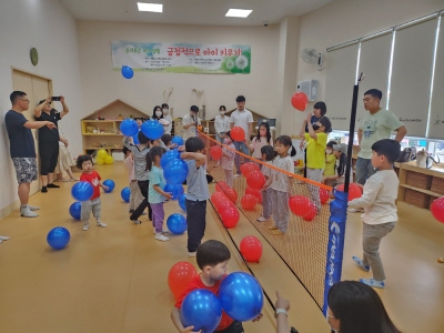 건양대 아동교육학과, 계룡시 어린이감성체험장 개관 행사에서 봉사활동 펼쳐